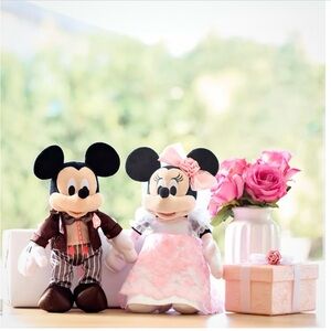 Mickey and Minnie Mouse Bride and Groom Plush Set